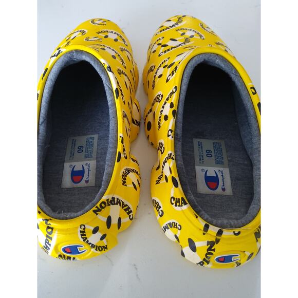 $Champion super miloso smile Comfort slides yellow size 9 men's Outdoor - Picture 6 of 8